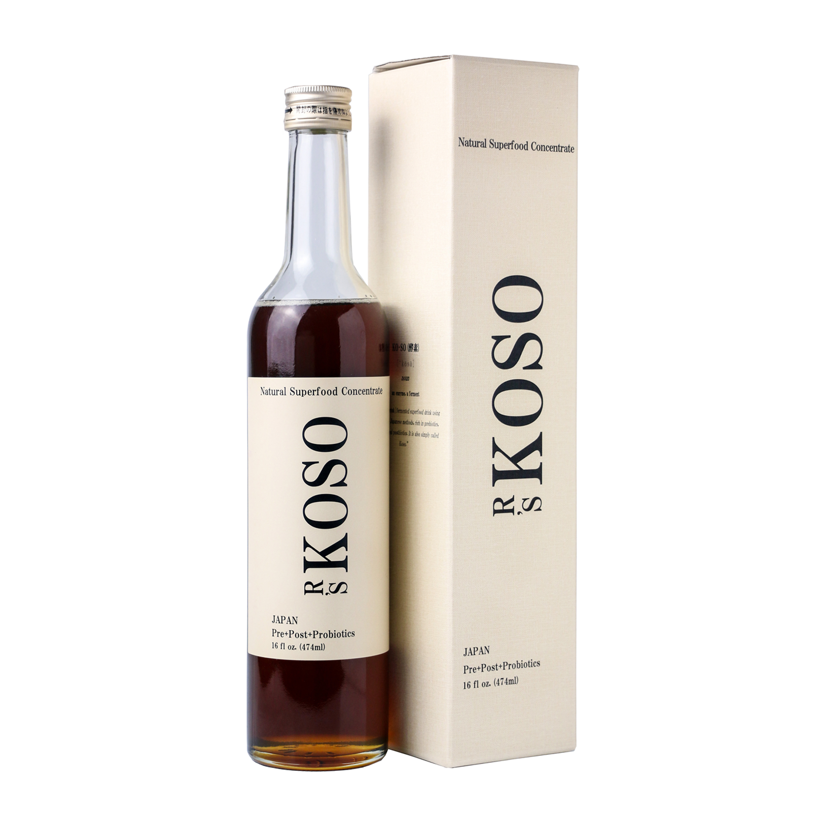 Single Daily Meal Replacement for 2 weeks, Japanese Postbiotic Drink - R's KOSO -