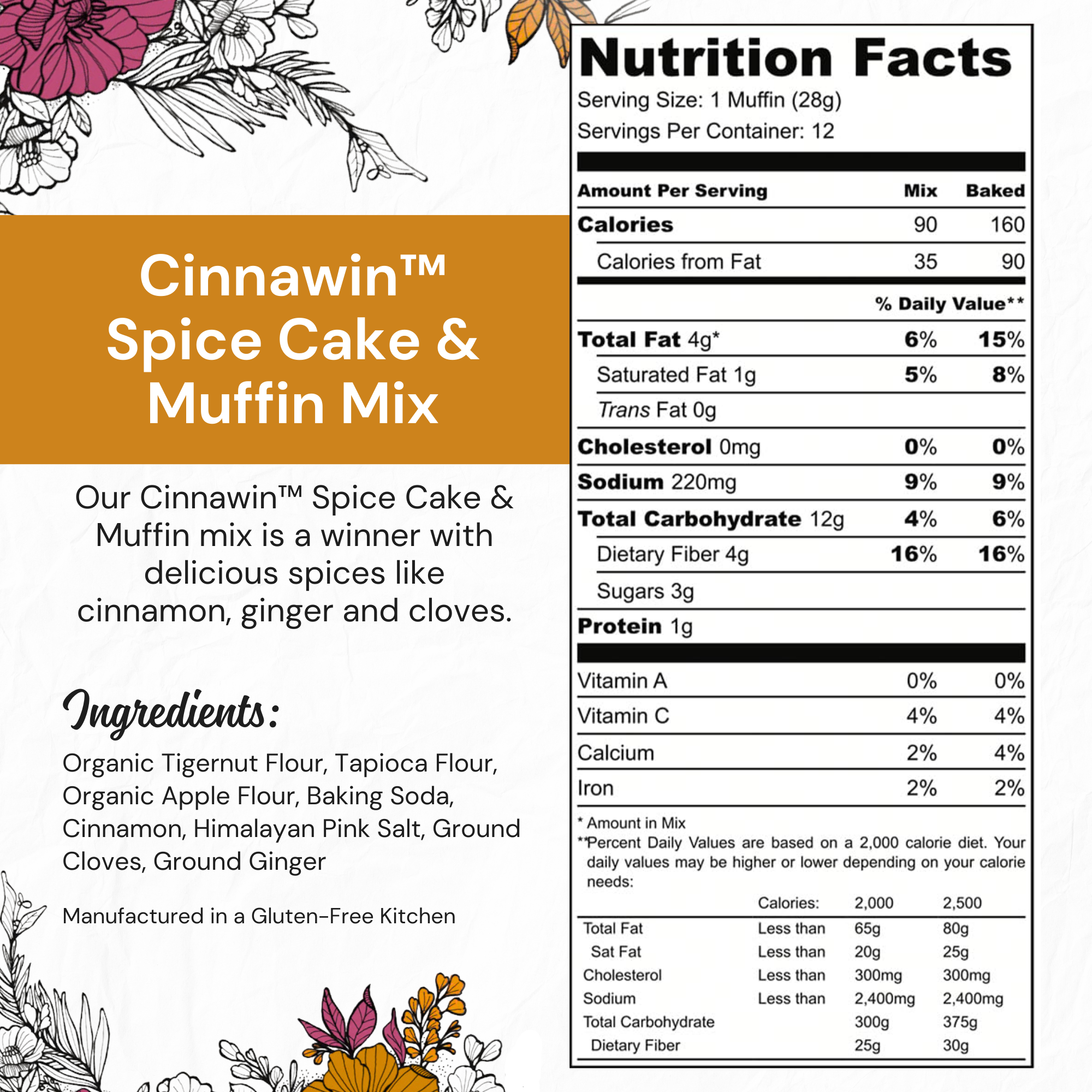 Cinnawin™ Spice Cake & Muffin Mix