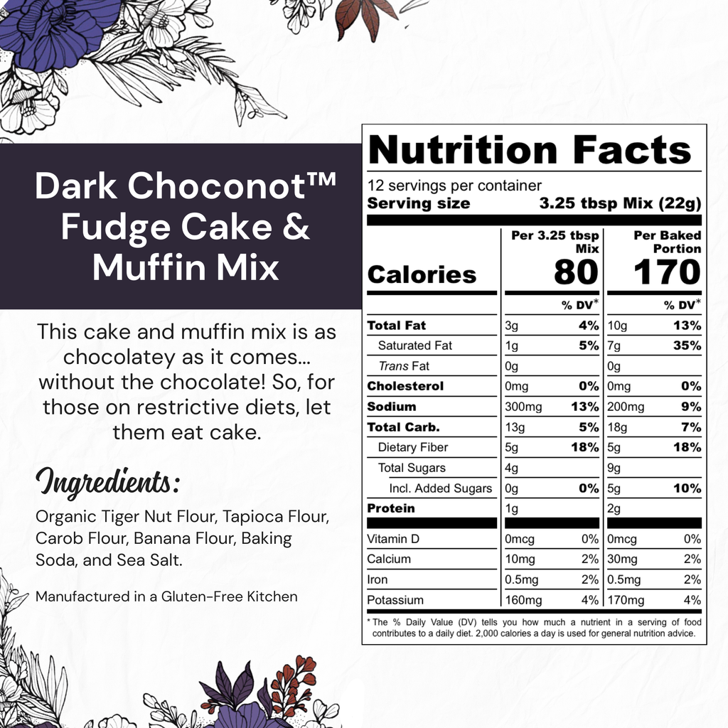 Dark Choconot™ Fudge Cake & Muffin Mix