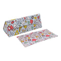 Back to School Print Glasses Case - Vegan Leather Magic Folding Hardcase