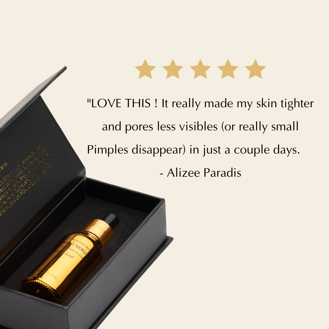 Pore Refining & Redness Relief Serum – Vegan, Gluten-Free, Hypoallergenic Brightening Formula