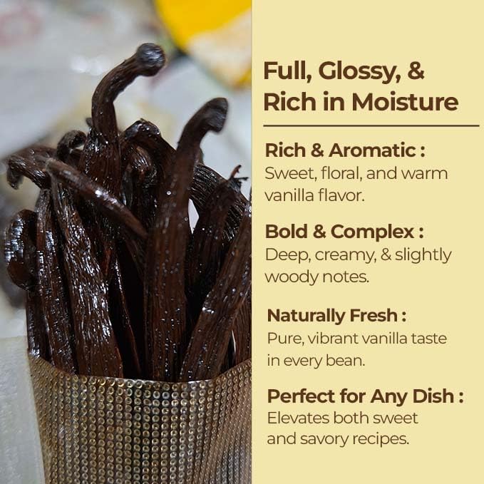 Premium Wholesale Ugandan Vanilla Beans for Baking & Extract