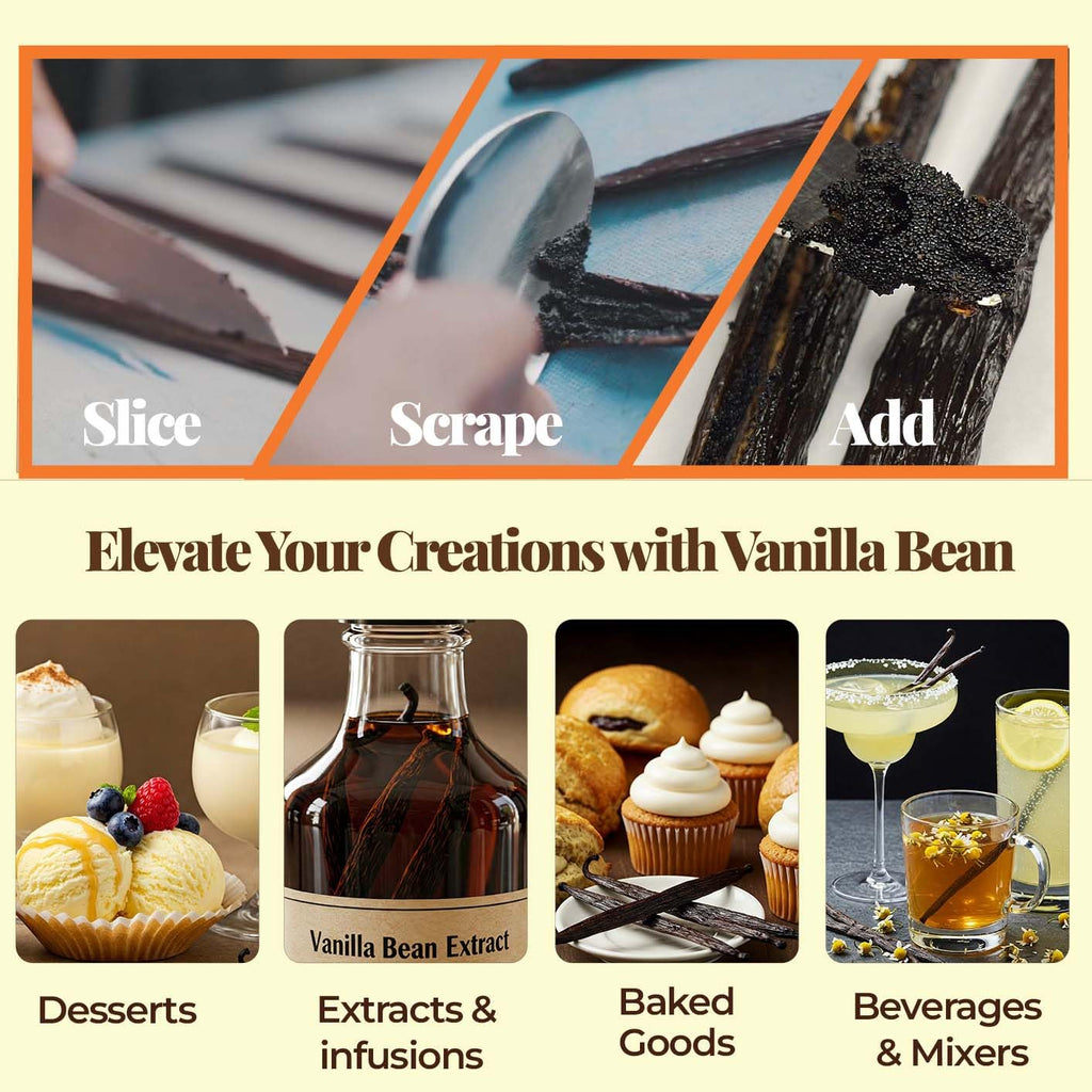 Premium Wholesale Ugandan Vanilla Beans for Baking & Extract