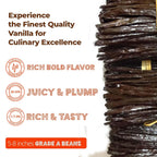 SPECIAL 12 lb. Bulk Gourmet Vanilla Beans – Premium Grade A Vanilla Bean Pods for Baking & Extract