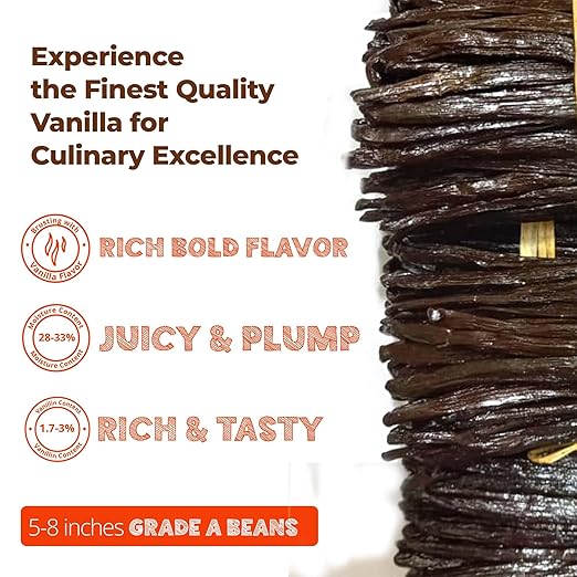 Premium Wholesale Ugandan Vanilla Beans for Baking & Extract