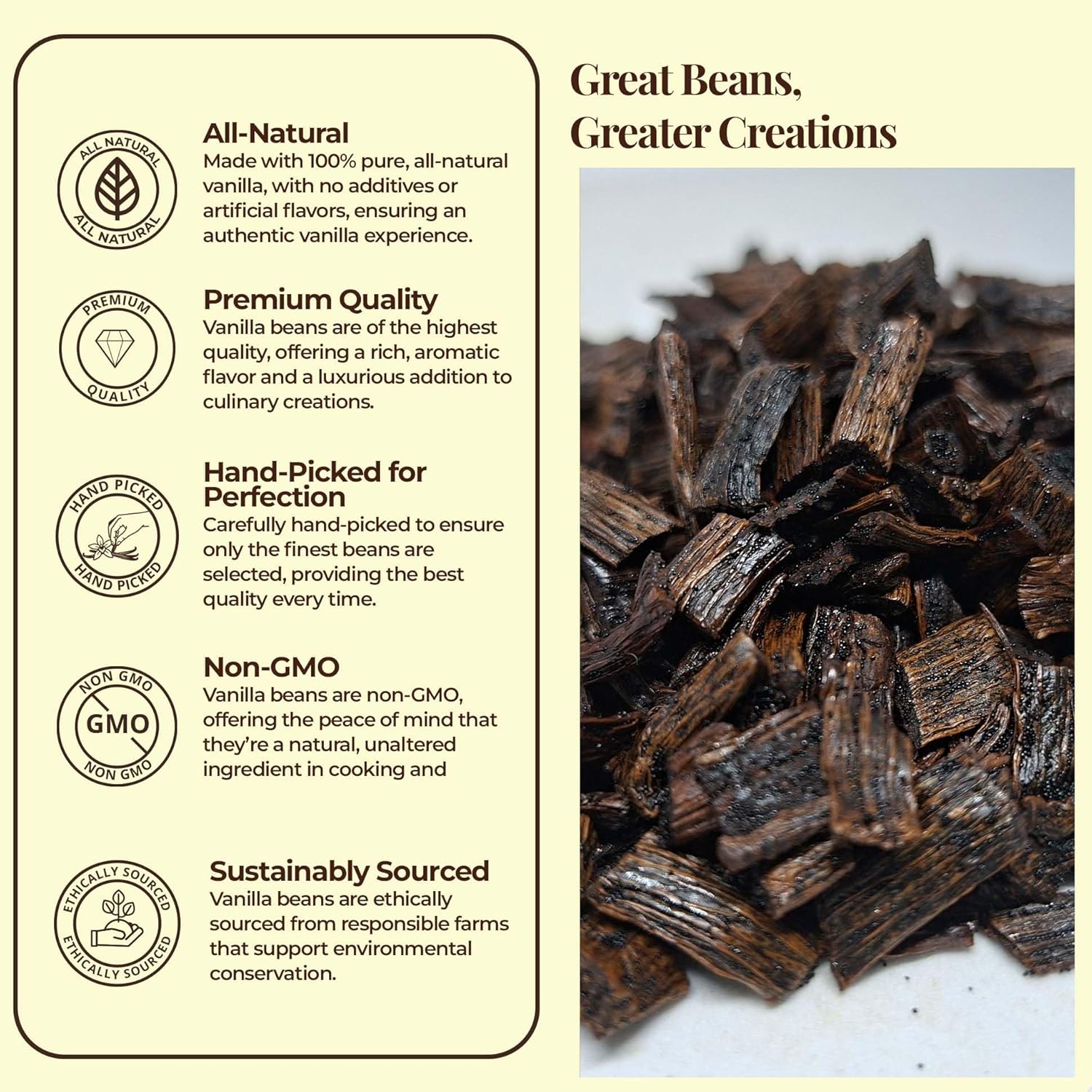 Premium Wholesale Ugandan Vanilla Beans for Baking & Extract