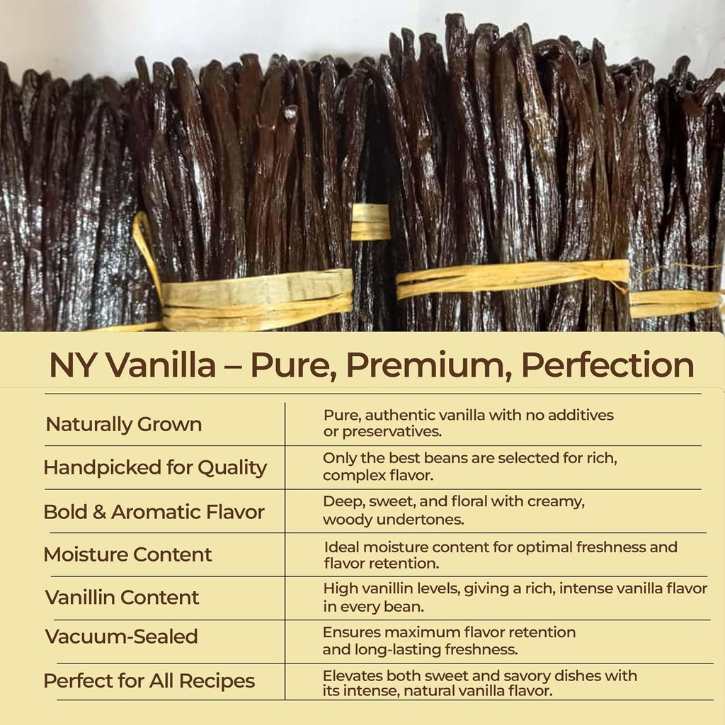 SPECIAL 12 lb. Bulk Gourmet Vanilla Beans – Premium Grade A Vanilla Bean Pods for Baking & Extract
