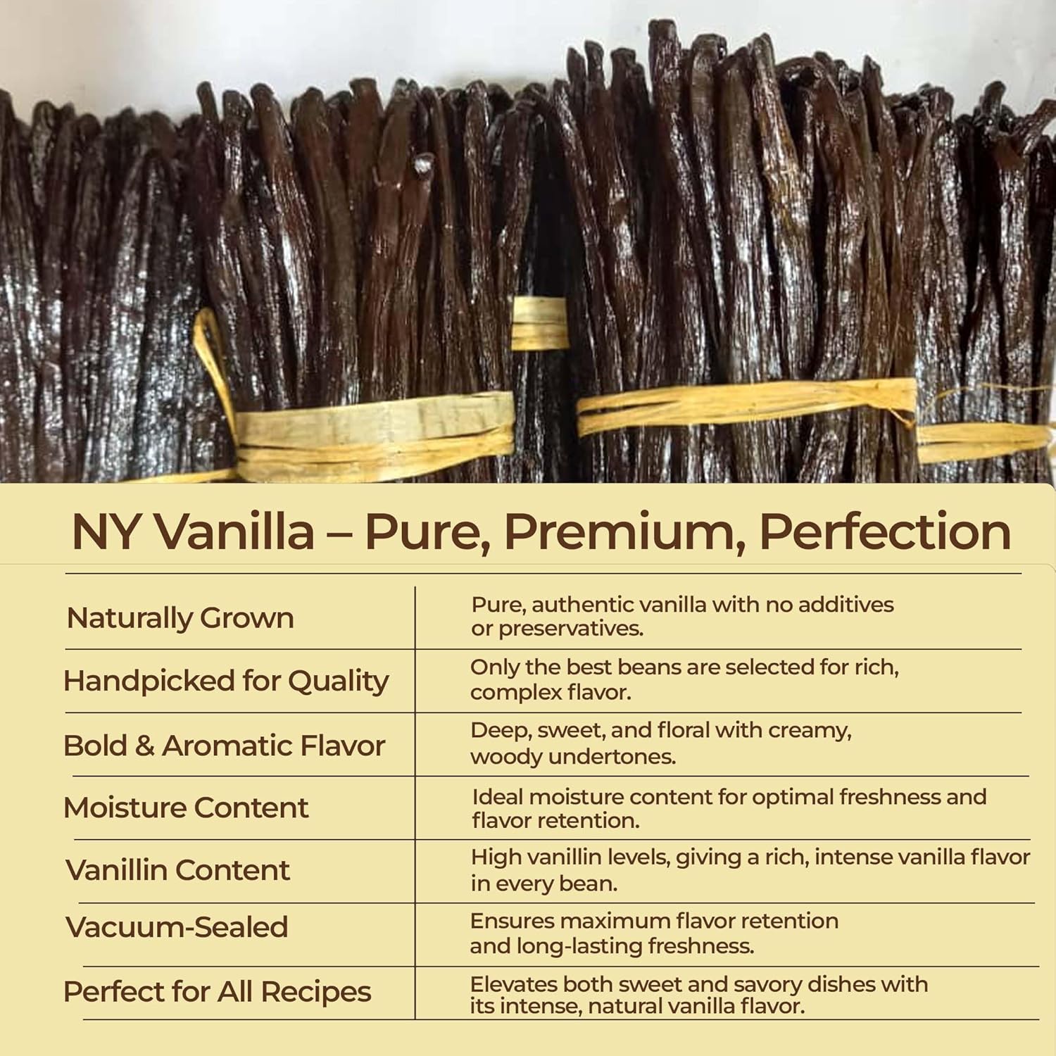 SPECIAL 12 lb. Bulk Gourmet Vanilla Beans – Premium Grade A Vanilla Bean Pods for Baking & Extract