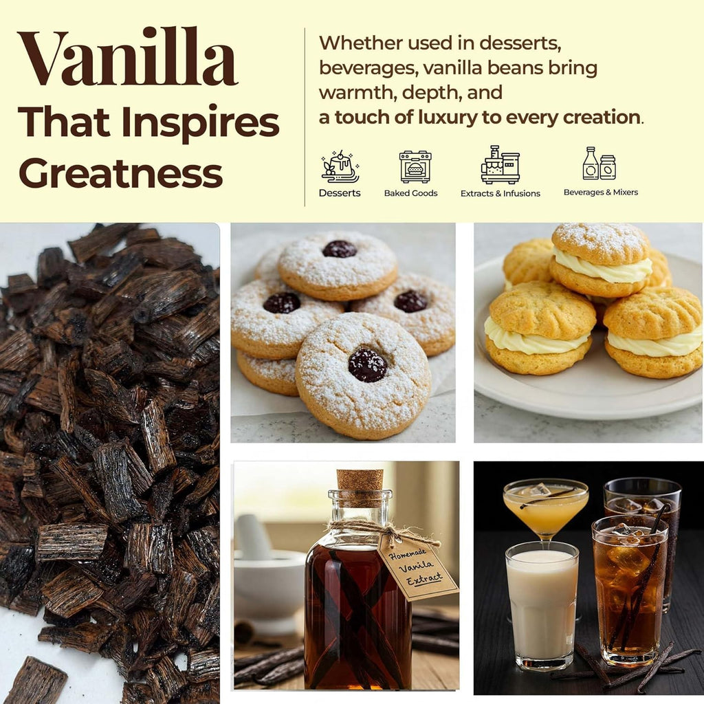 Premium Wholesale Ugandan Vanilla Beans for Baking & Extract