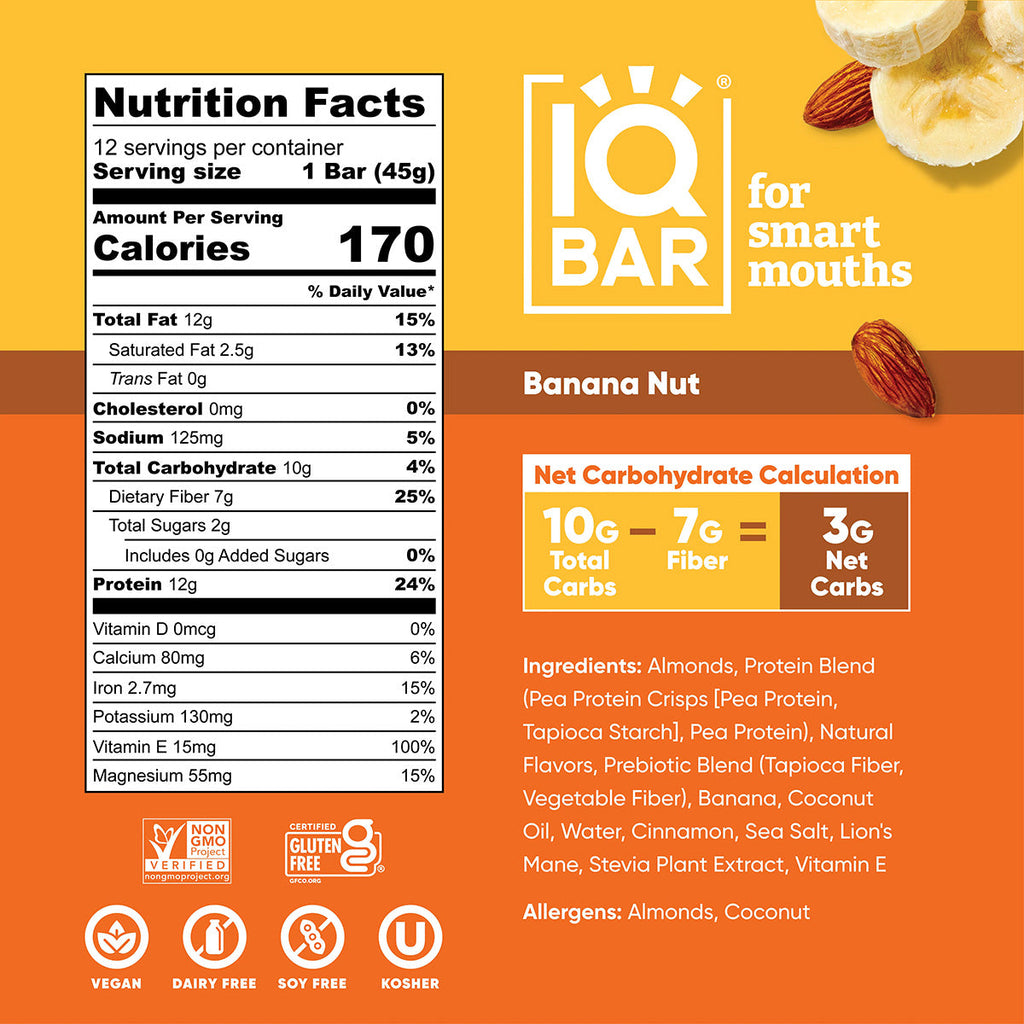 IQBAR Plant-Based Protein Bars