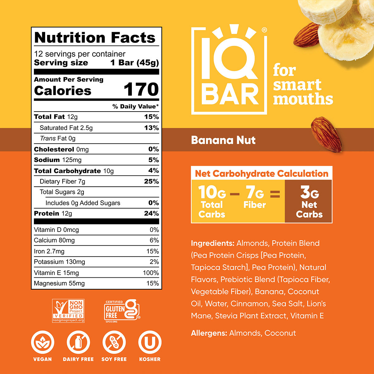 IQBAR Plant-Based Protein Bars