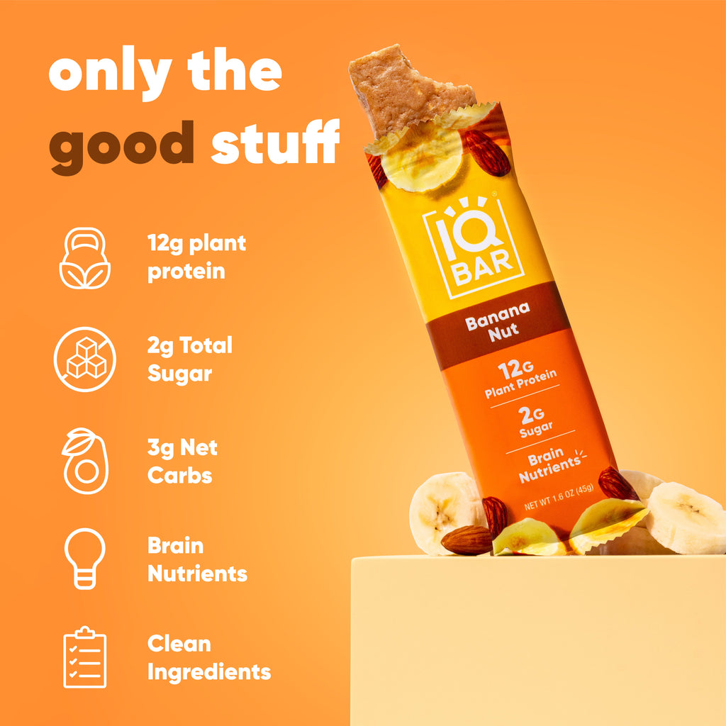 IQBAR Plant-Based Protein Bars