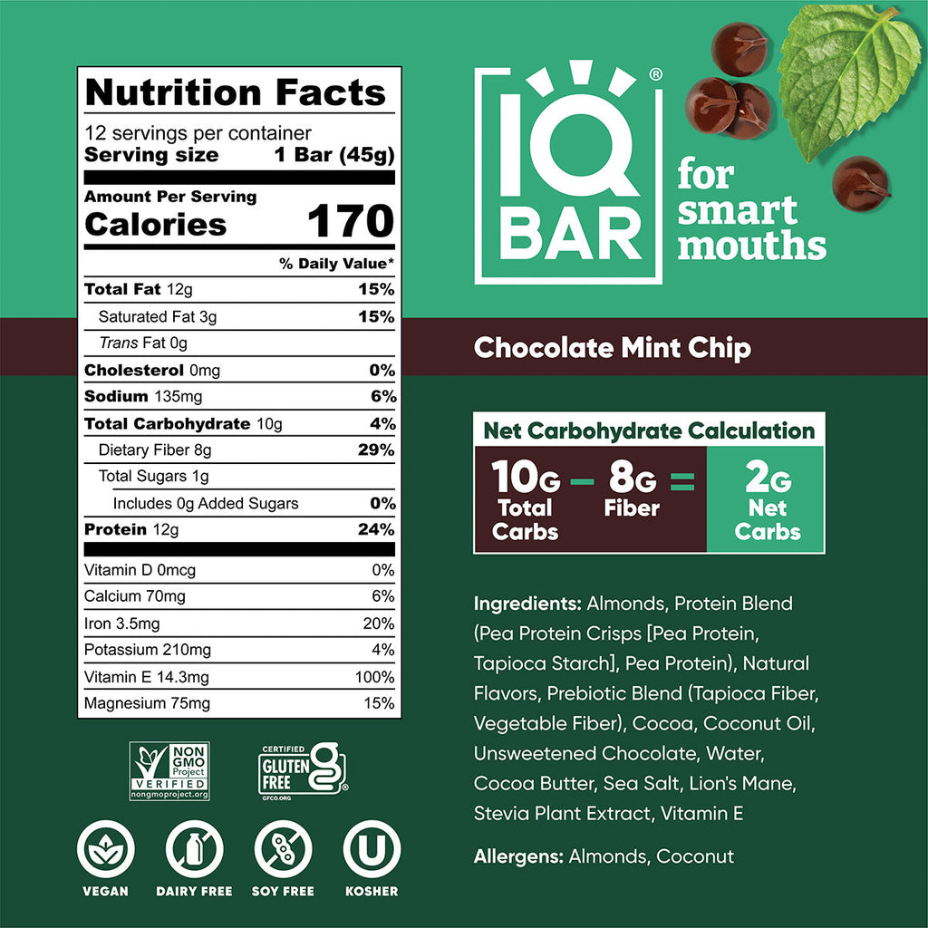 IQBAR Plant-Based Protein Bars