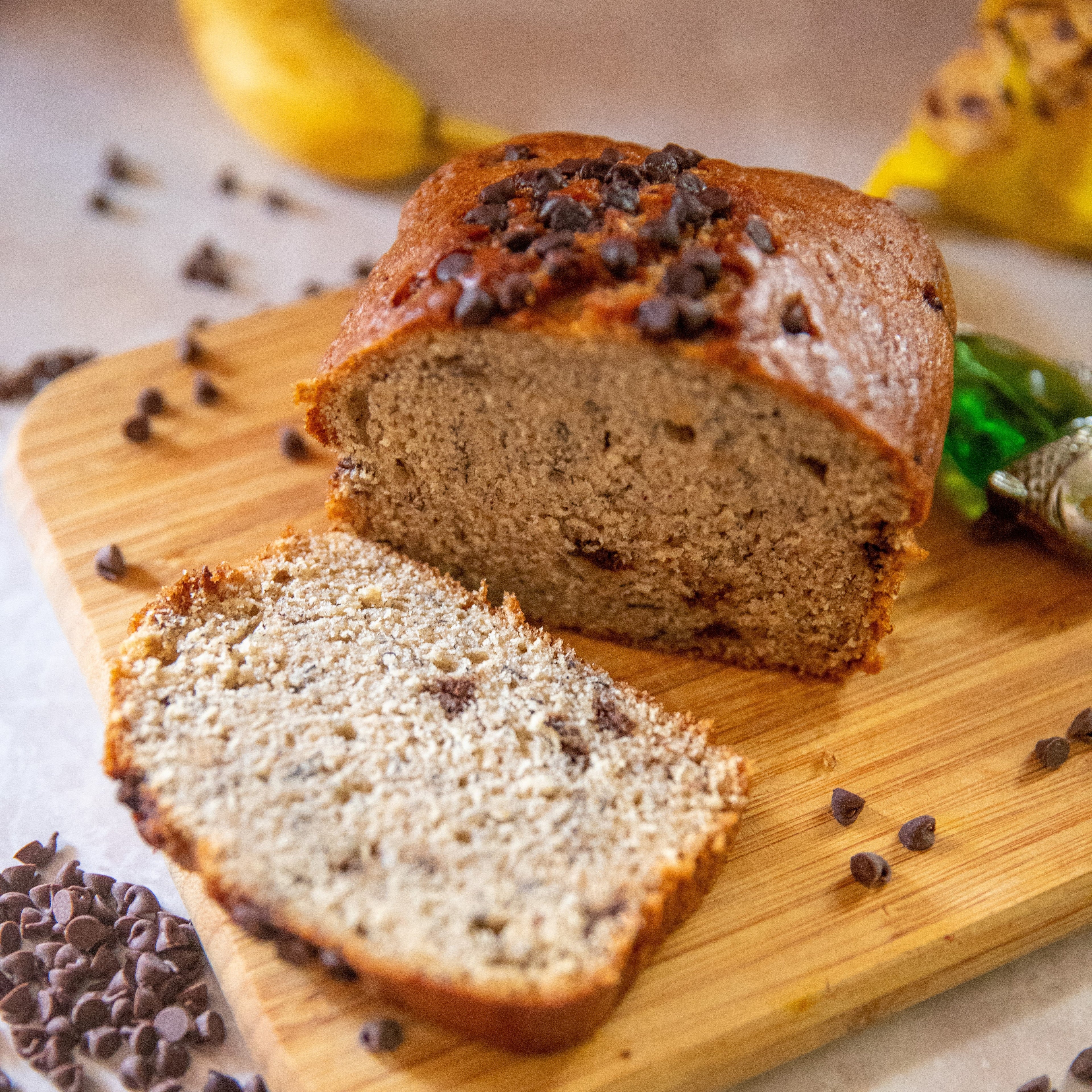 Vegan Chocolate Banana Bread