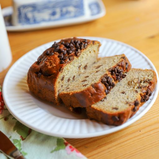Vegan Chocolate Banana Bread
