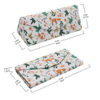 Fox Print Glasses Case - Vegan Leather Magic Folding Hardcase