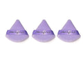 Ashunta Sheriff Beauty Velvet Hypoallergenic Ultra Soft Purple Puffs (3-Pack)