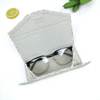 Kayaking Glasses Case - Vegan Leather Folding Hard Shell  Case