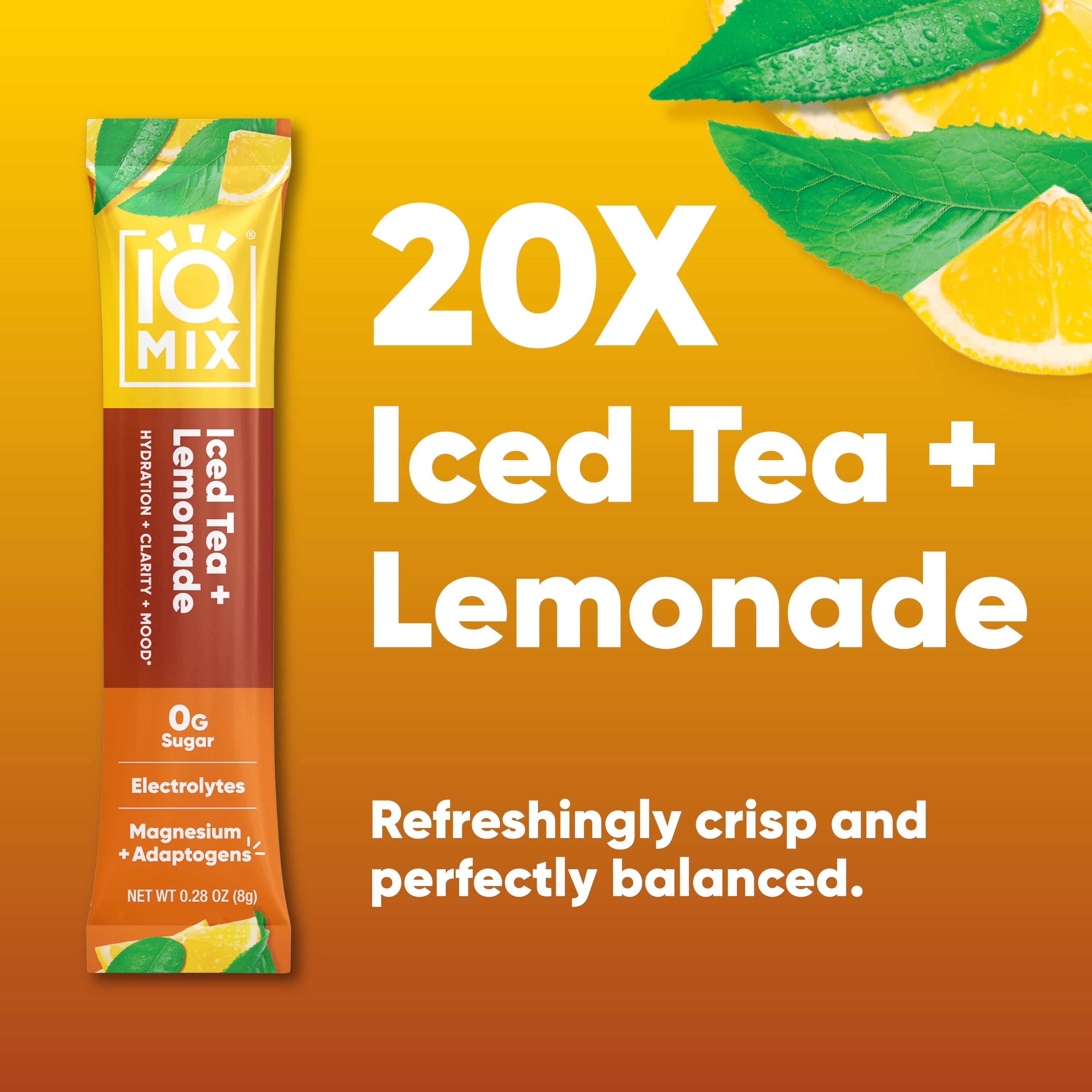 IQMIX Iced Tea & Lemonade (20 Sticks)