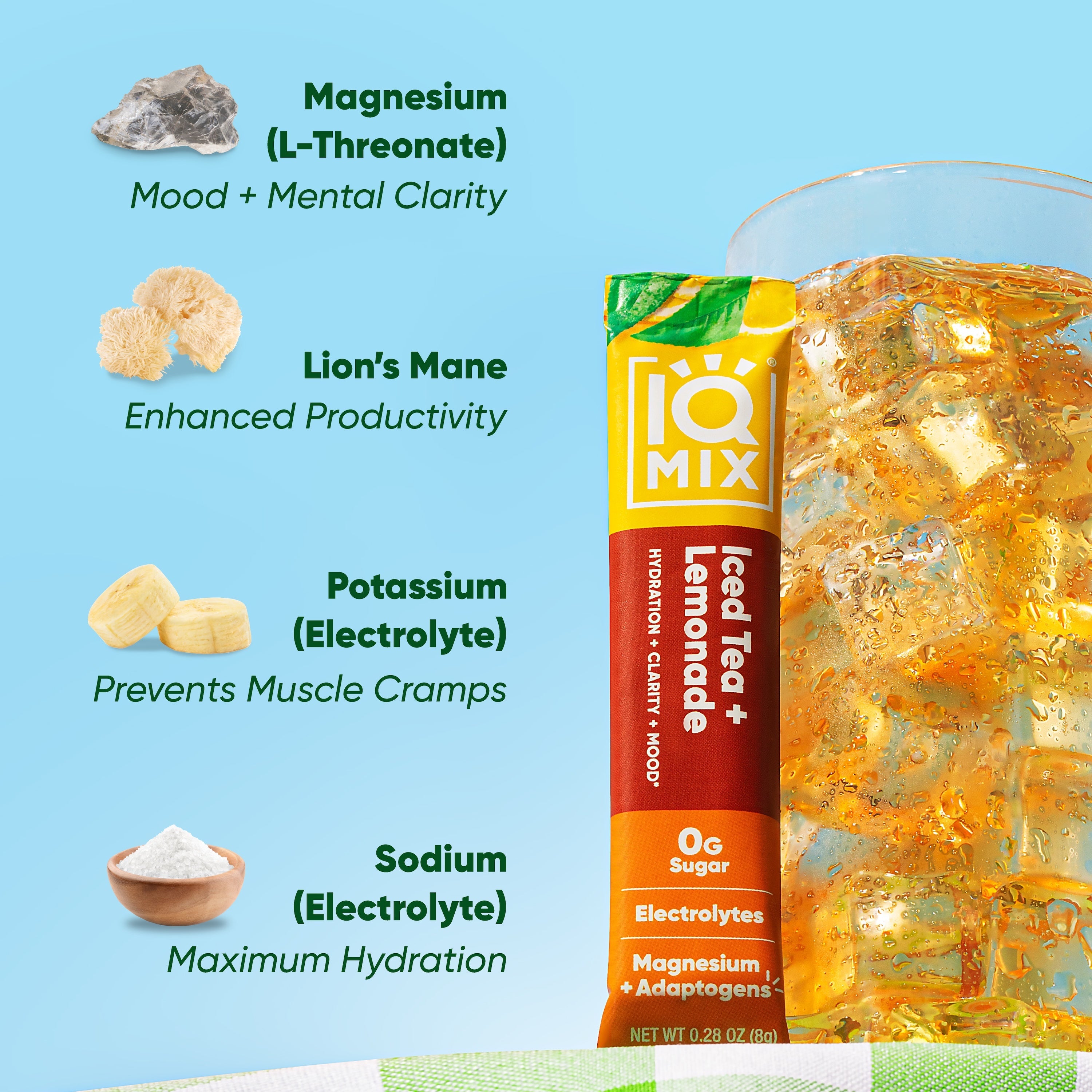 IQMIX Iced Tea & Lemonade (20 Sticks)
