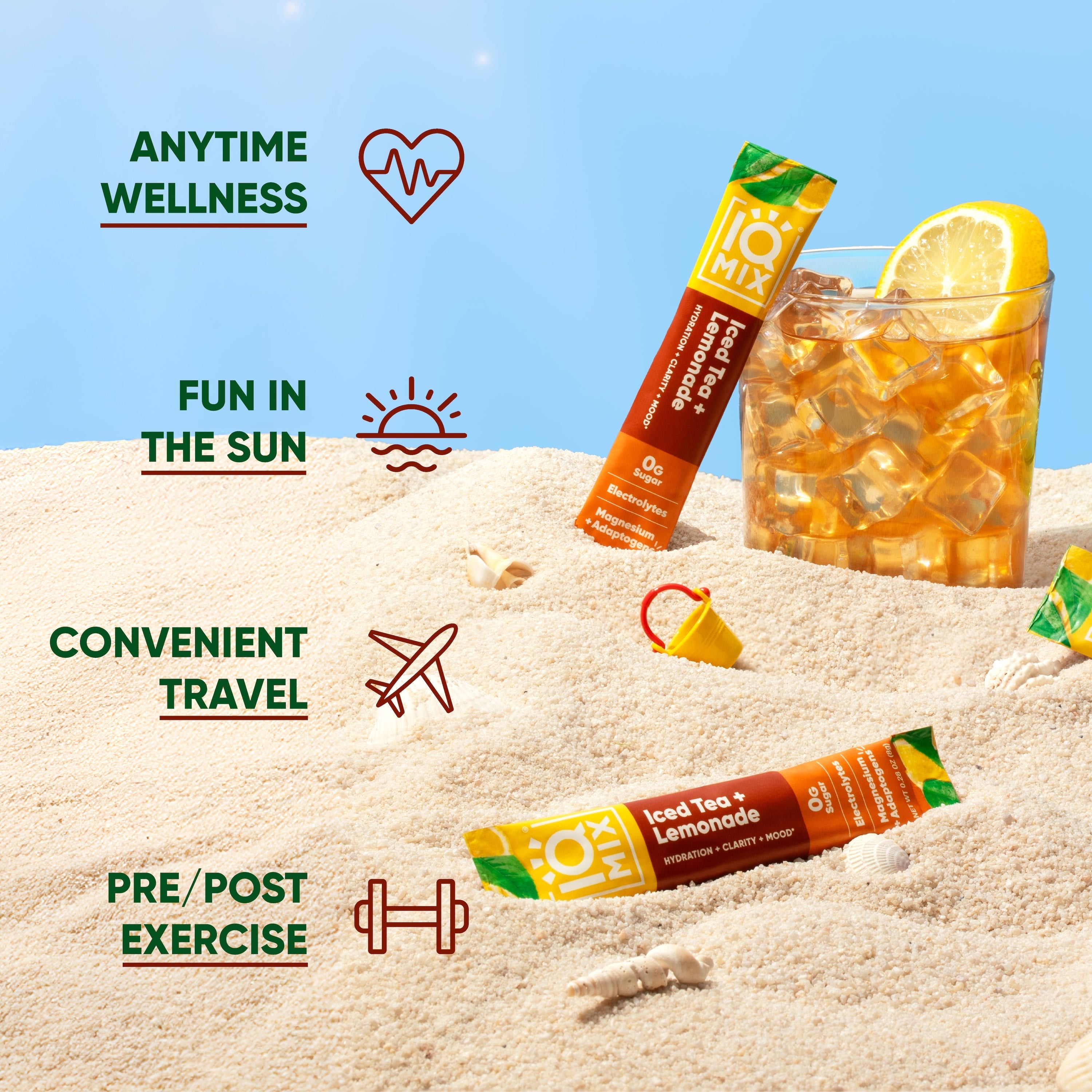 IQMIX Iced Tea & Lemonade (20 Sticks)