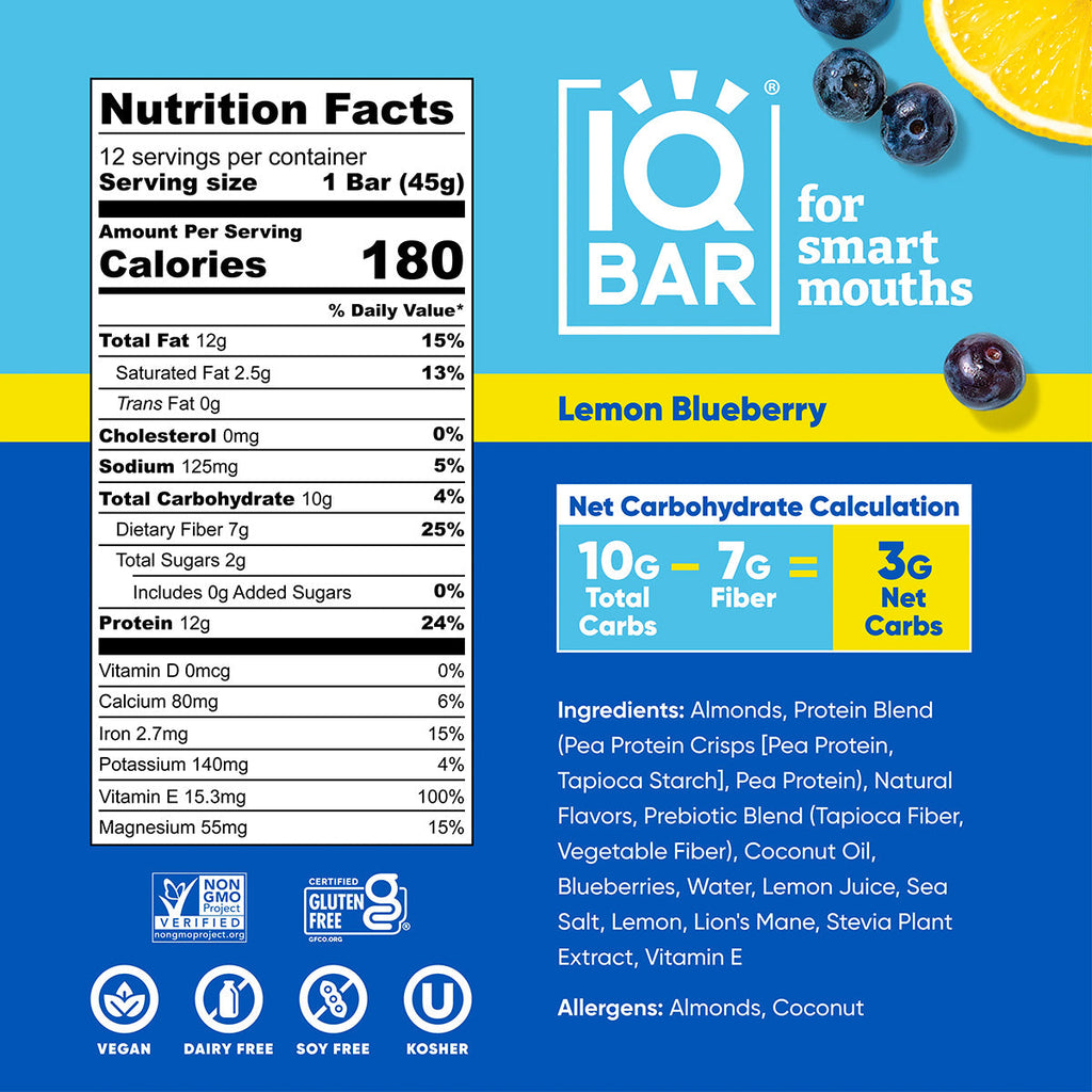 IQBAR Plant-Based Protein Bars