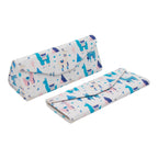 Alpaca Print Glasses Case - Vegan Leather Magic Folding Hardcase