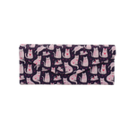 Lovely Cat Print Glasses Case - Vegan Leather Magic Folding Hard Case