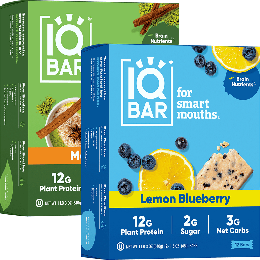 Lemon Blueberry & Matcha Chai (24 Bars)