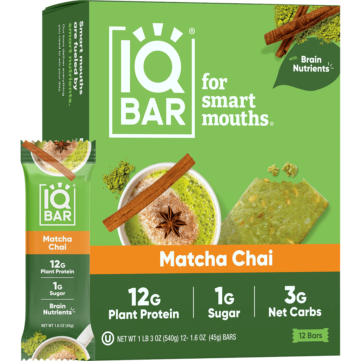 IQBAR Plant-Based Protein Bars