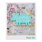 Friends Not Food Vegan Vegetarian Pride Pin