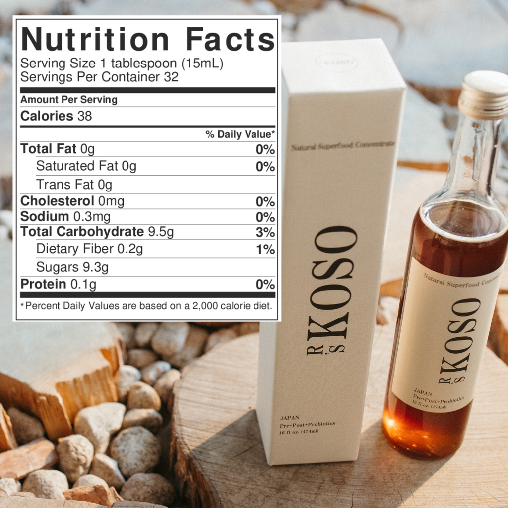 R's KOSO - Japanese Postbiotic Drink  (474ml / 16oz)×2 bottles