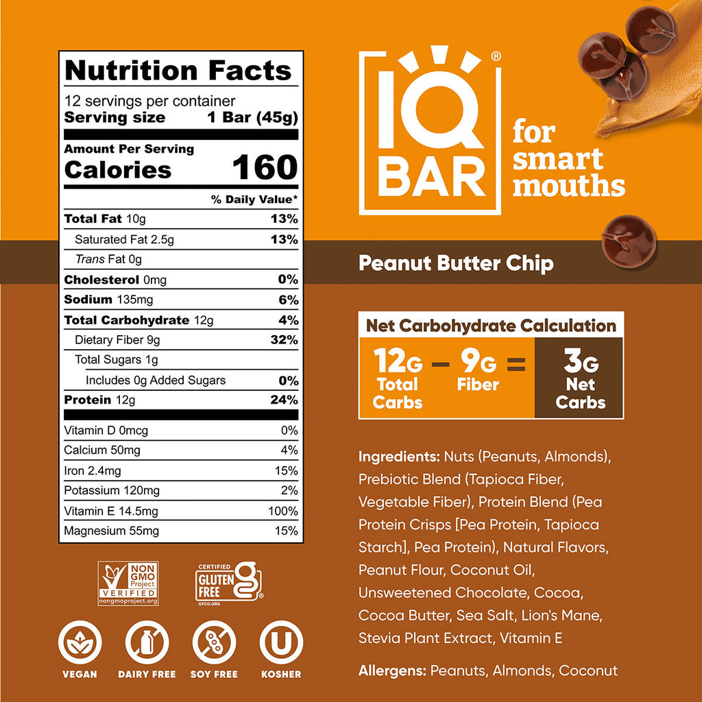IQBAR Plant-Based Protein Bars