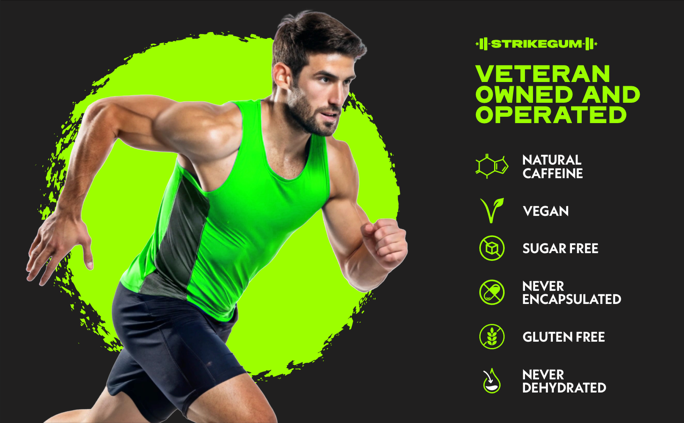 Strike Premium Energy Gum | 1 Pack