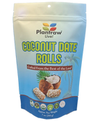 Coconut-Date Rolls - Original (7oz) - 0g refined carbs. Gluten free, Raw, vegan, organic, paleo friendly.