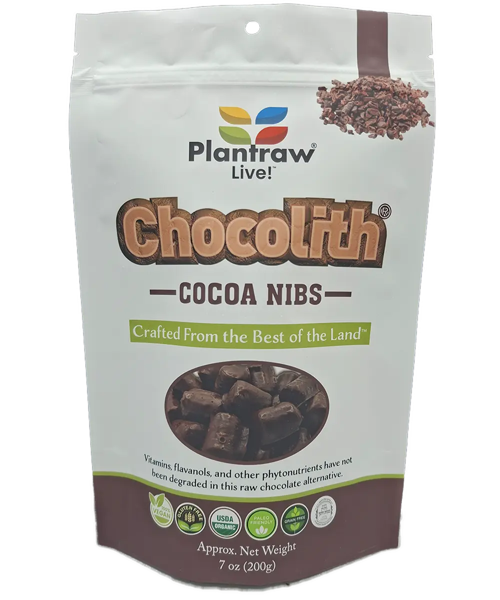 Chocolith® - Nibs (7oz) - Vegan, Gluten-Free, Paleo, 0g Refined Carbs.