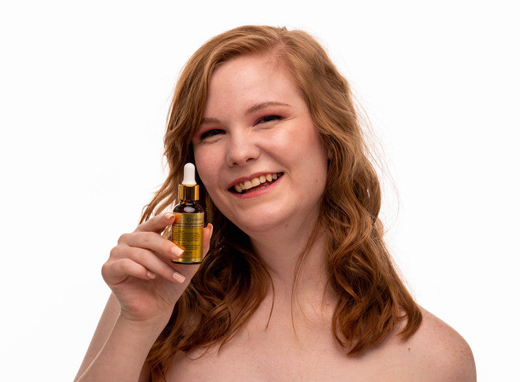 Pore Refining & Redness Relief Serum – Vegan, Gluten-Free, Hypoallergenic Brightening Formula