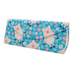 Pig Print Glasses Case - Vegan Leather Magic Folding Hardcase