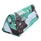 Farm House Print Glasses Case - Vegan Leather Magic Folding Hardcase
