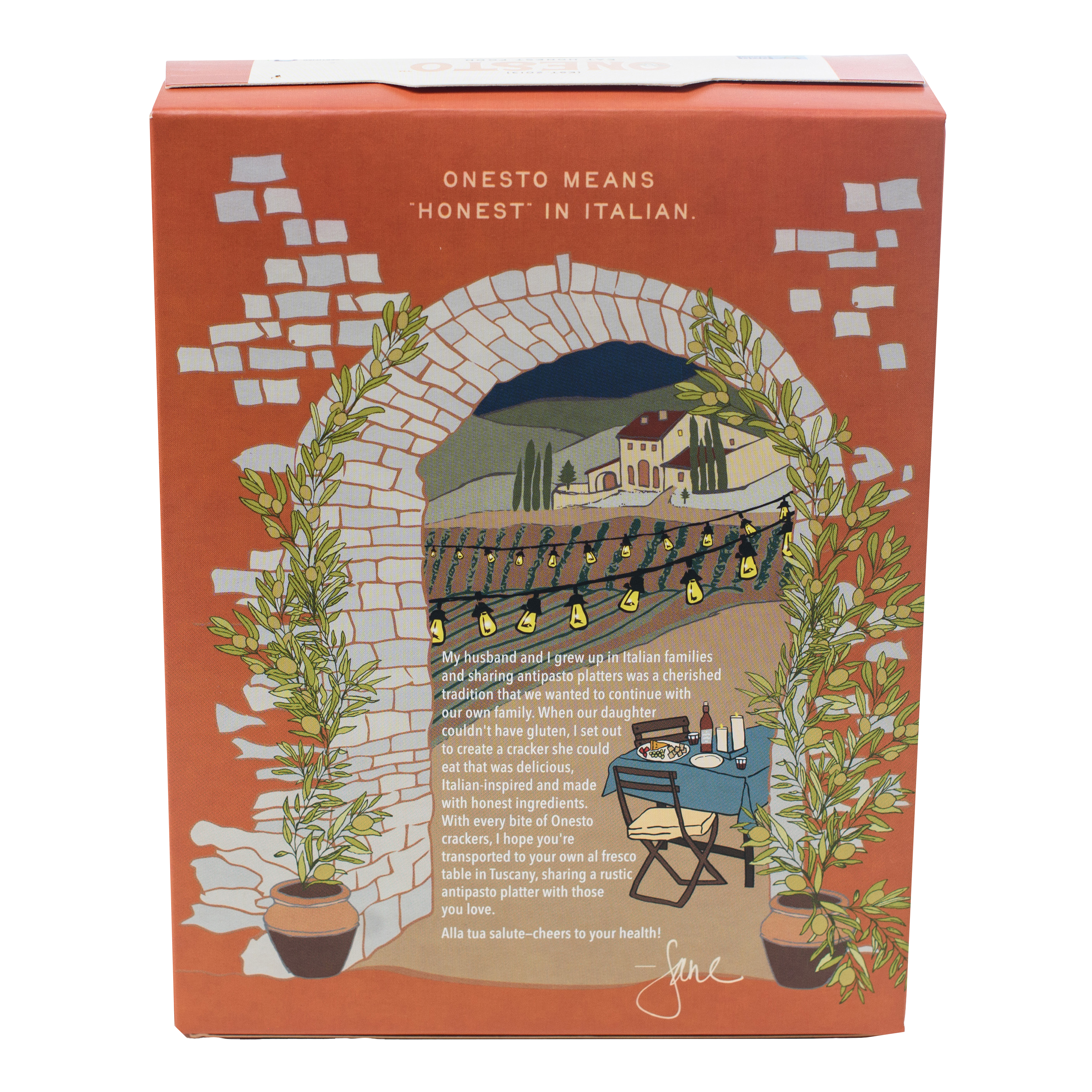 Onesto Gluten-Free Everything Crackers