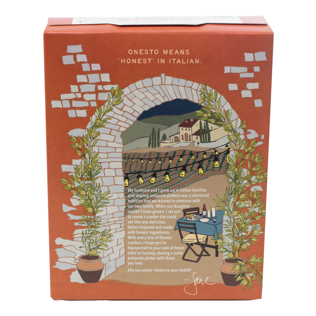 Onesto Gluten-Free Crackers, Variety Pack