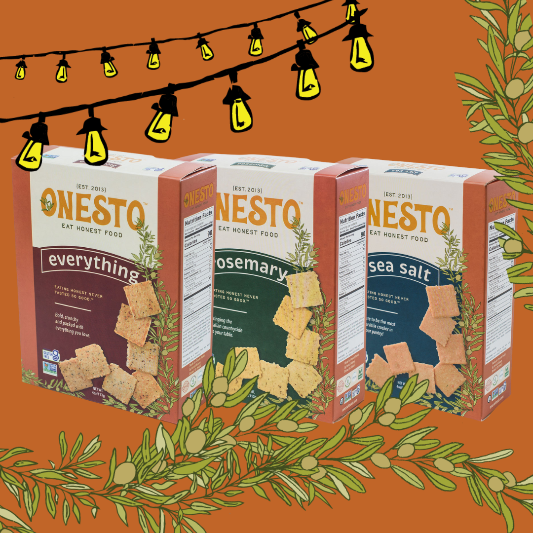 Onesto Gluten-Free Crackers, Variety Pack