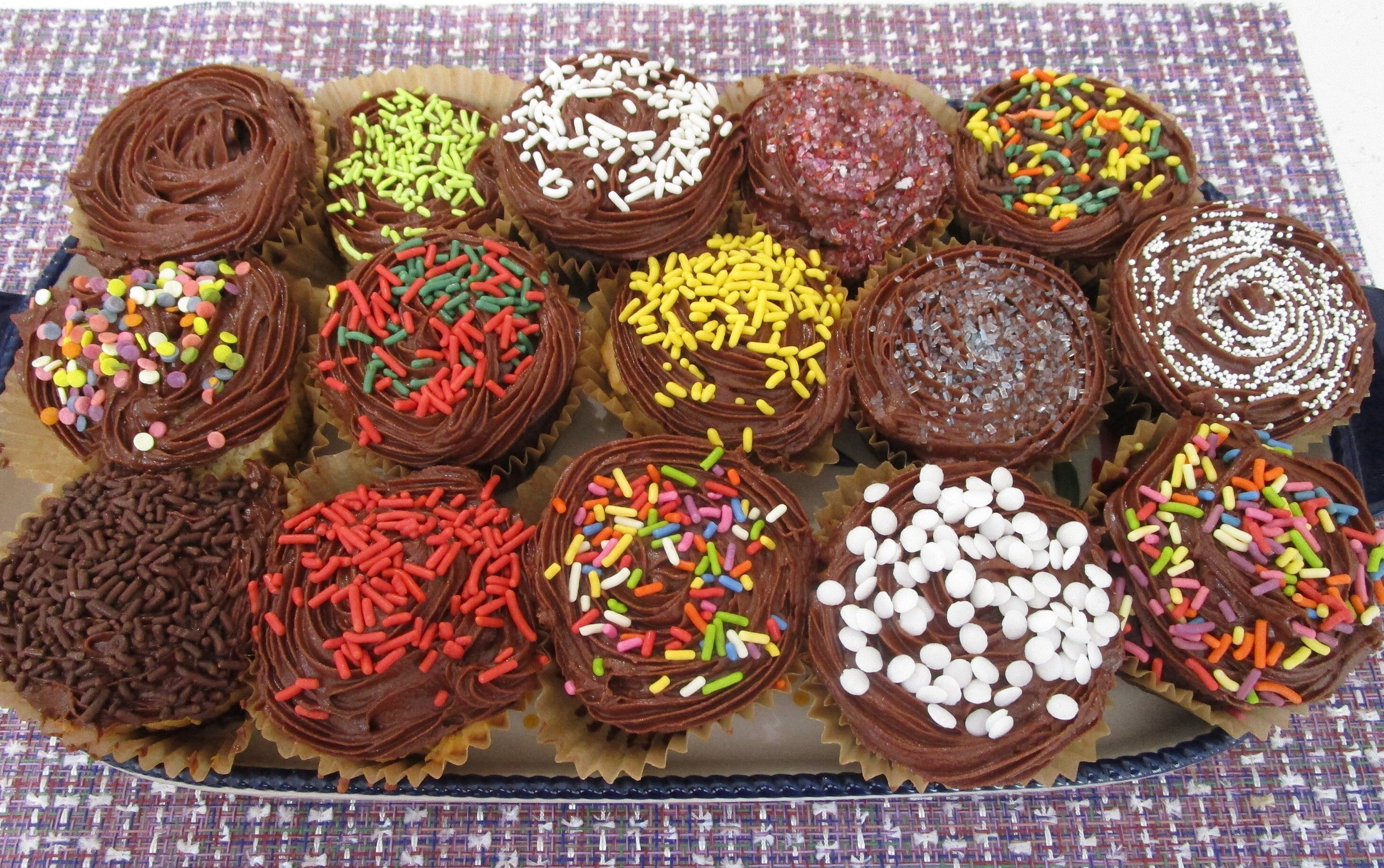 Vegan Chocolate & Vanilla Cupcakes