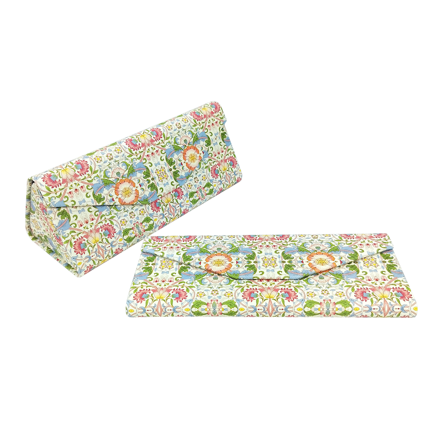 Lodden by William Morris Glasses Case - Vegan Leather Folding Hard Shell Case