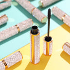 Mega Volume Vegan Mascara – Smudge-Proof with Handmade Diamond Case