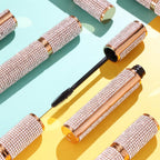 Mega Volume Vegan Mascara – Smudge-Proof with Handmade Diamond Case