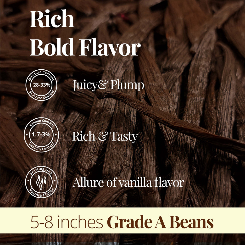 Premium Wholesale Ugandan Vanilla Beans for Baking & Extract