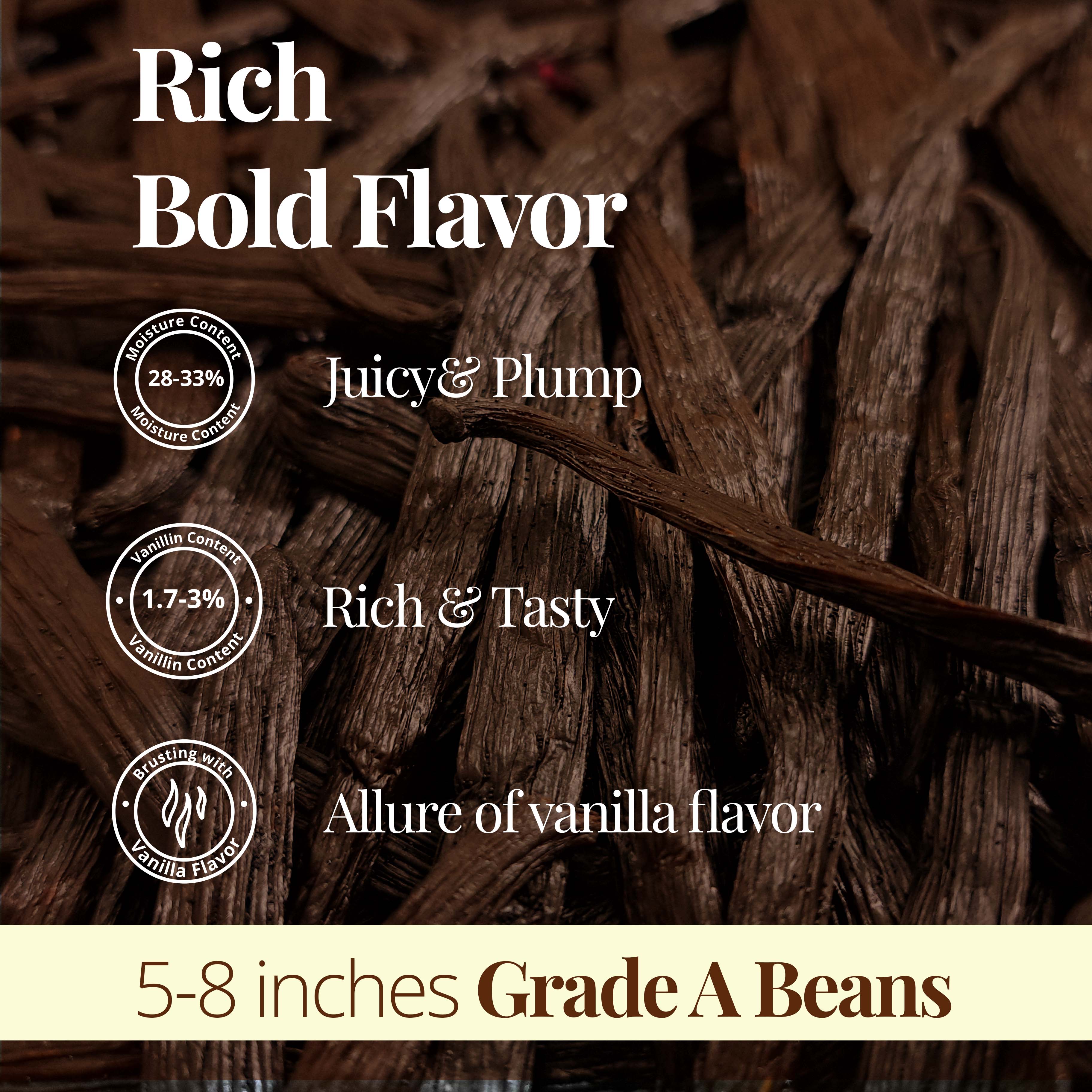 Premium Wholesale Ugandan Vanilla Beans for Baking & Extract