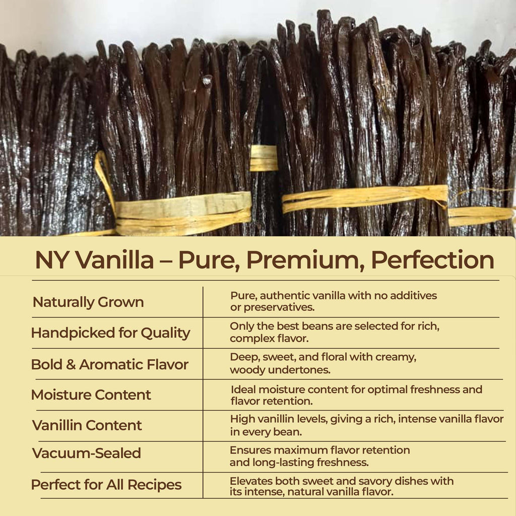 Premium Wholesale Ugandan Vanilla Beans for Baking & Extract